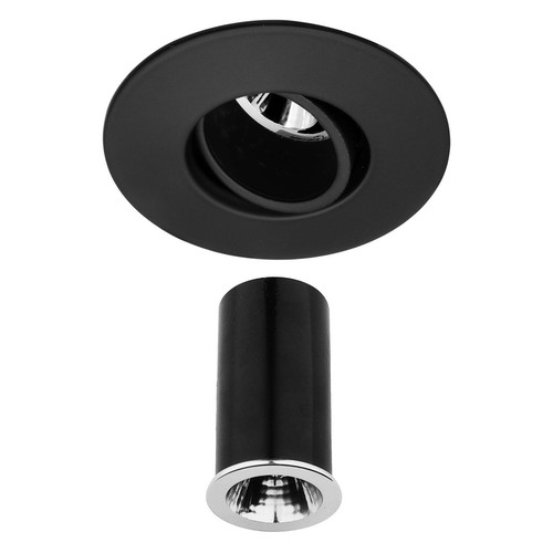 Elegant Fire-Rated Adjustable Downlighter Pro Reality LED GU11 Warm White (3000K) 35° Black
