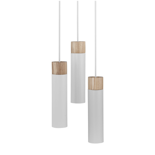 Tilo 3-Spot Pendant 3x15W Grey