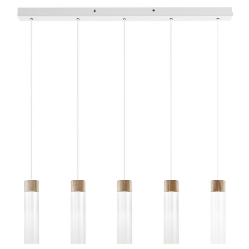 Tilo 5-Spot Pendant 5x15W Grey