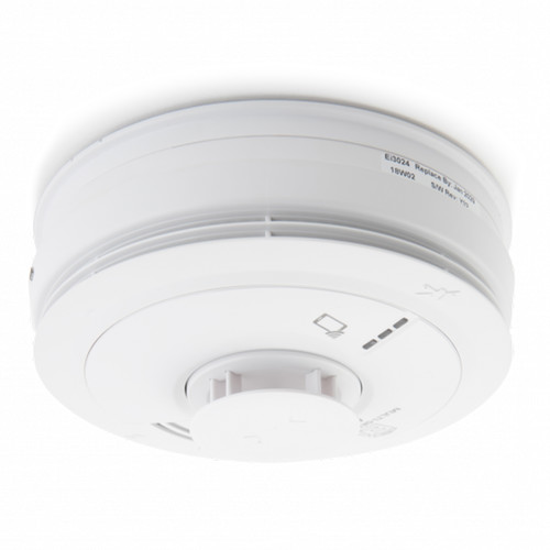 Aico Multi-Sensor Heat and Smoke Alarm 240V - Lithium Battery Backup White
