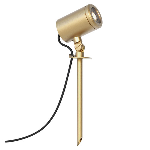 Jura Outdoor Garden Spike Light 6W Solid Brass
