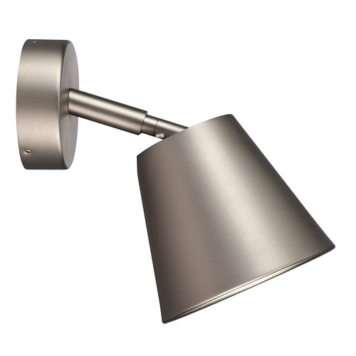 IP S6 Bathroom Mirror Light Brushed Steel 8W