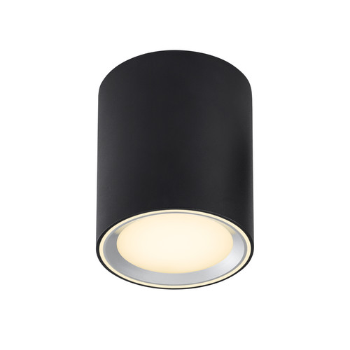 Fallon Long LED Surface Mounted Downlight 5.5W 2700K Warm White Black and Steel