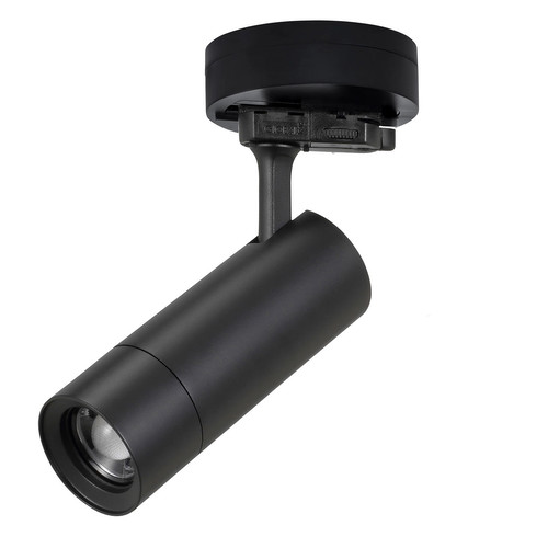 Lenzo S Spotlight 930 Zoom Lens 15-50° Built-In Dimmer Black 15W 3000K Warm White