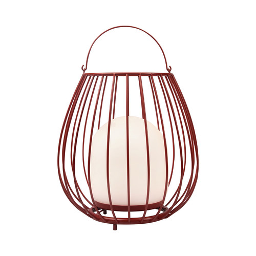 Jim To Go Portable Rechargeable LED Outdoor Garden Battery Light Red 3W