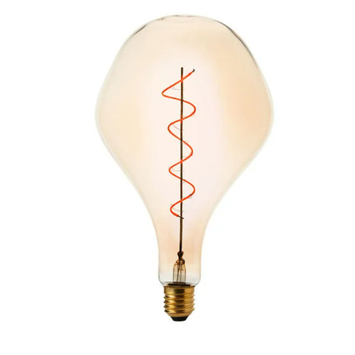 LED Filament Antique Soft Coil Bubble 160mm 100lm 1800K Dimmable Light Bulb 4W ES/E27