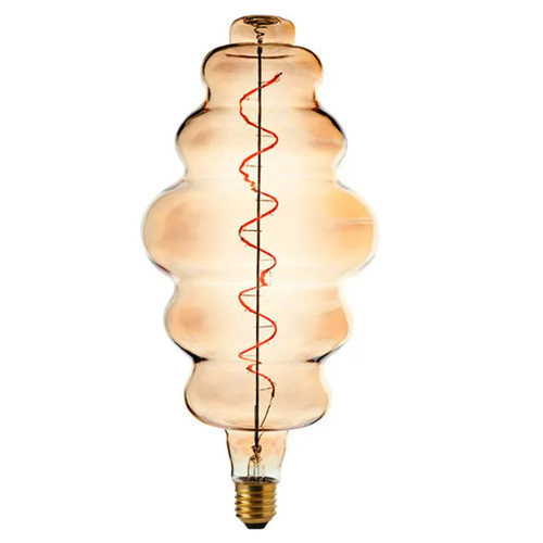 LED Filament Antique Soft Coil Tower Bubble 180mm 100lm 1800K Dimmable Light Bulb 4W ES/ES27