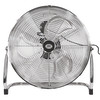 High-Velocity Air Circulator Cooling Floor Fan Chrome 18'' (45 cm)
