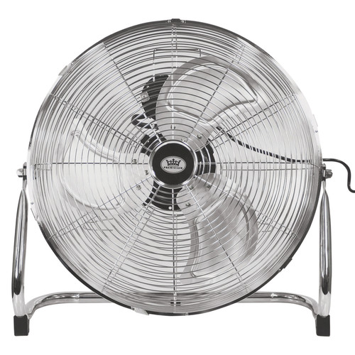 High-Velocity Air Circulator Cooling Floor Fan Chrome 18'' (45 cm)