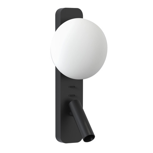 Zeppo Reader Wall Light 240V Black 3.5W + 4.1W
