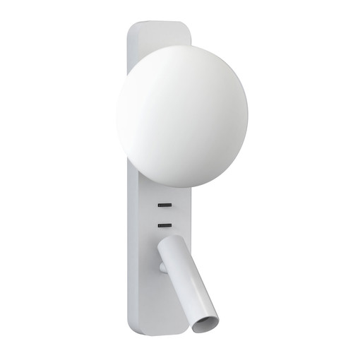 Zeppo Reader Wall Light 240V White 3.5W + 4.1W