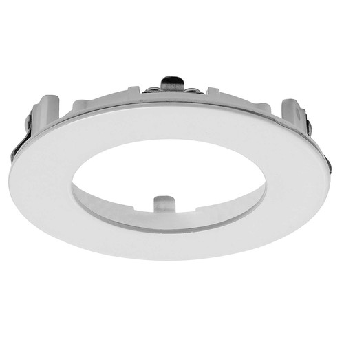 Trimless Fixed No Glass Conversion Ring RAL 9003 White 50mm
