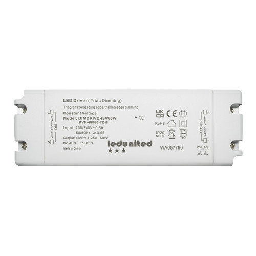 Triac LED Dimming Driver 60W 48V (Constant Voltage)