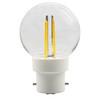LED Shatterproof Clear 2W 45mm Switching Light Bulb 2W 2800K Warm White
