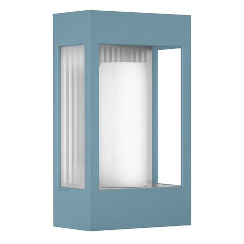 Brick Outdoor Garden Lantern Wall Light 23W Light Blue