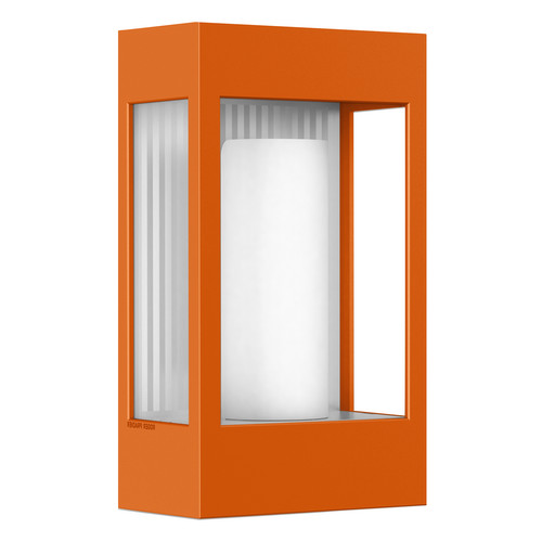 Brick Outdoor Garden Lantern Wall Light 23W Orange
