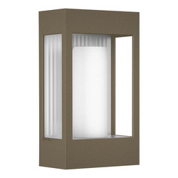 Brick Outdoor Garden Lantern Wall Light 23W Sand