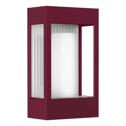Brick Outdoor Garden Lantern Wall Light 23W Wine