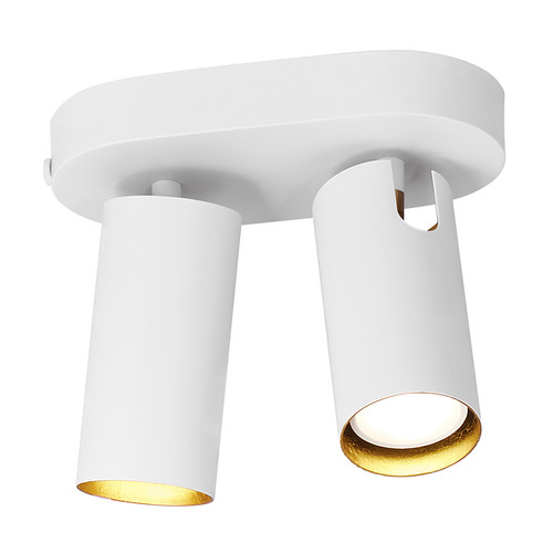 Mimi 2 Spot Ceiling Light 2x25W White