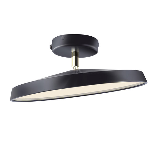 Kaito 2 Pro 40 Adjustable Flush Ceiling Light Black 24W 3000K Warm White