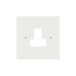 Horizon Square Blank Paintable Plate 1 gang 5 amp Plate Only Primed White