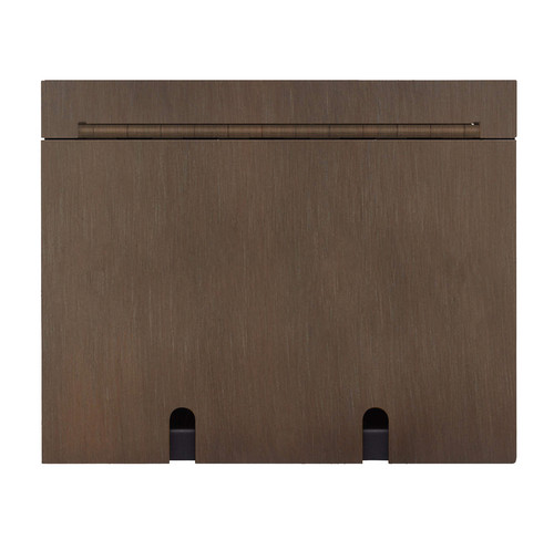 Horizon Square Recessed Floor Box Socket Double Chocolate Bronze