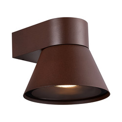 Kyklop Cone Outdoor Garden Wall Light 25W Rusty