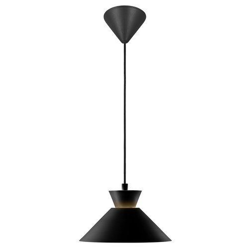 Dial 25 Pendant Light 240V Black 40W