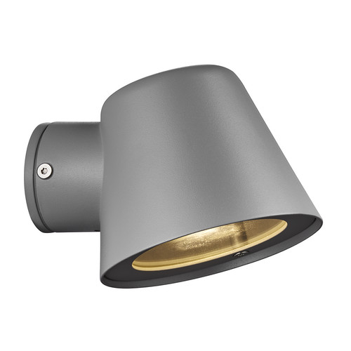 Aleria Outdoor Garden Wall Light 35W Grey