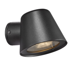 Aleria Outdoor Garden Wall Light 35W Black