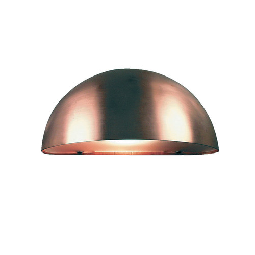 Scorpius Outdoor Garden Wall Light 40W Copper