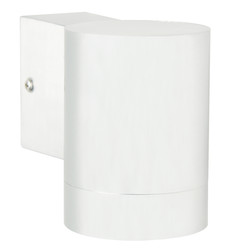 Tin Maxi Outdoor Garden Pillar Wall Light White 35W