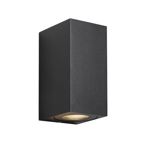 Canto Maxi Kubi 2 Wall light Seaside Up and Down Pillar GU10 Black 2x28W