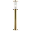 Linton Outdoor Garden Bollard Light 15W Brass