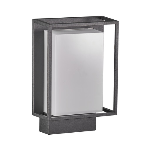 Nestor Outdoor Garden Wall Light Black 8W 2700K Warm White