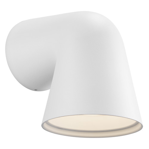 Front Single Outdoor Garden Wall Light White 28W