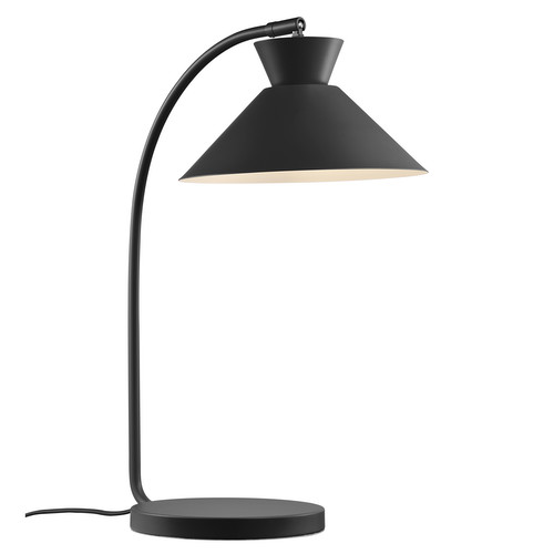 Dial Table Lamp 240V Black 40W