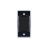 Screwless Rocker Switch Module 1 gang 10amp intermediate Matt Black