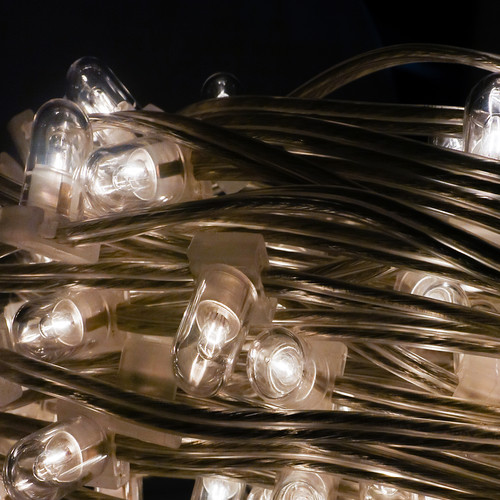 Clip Light 24m 24V Outdoor 3000K Warm White Clear Cable
