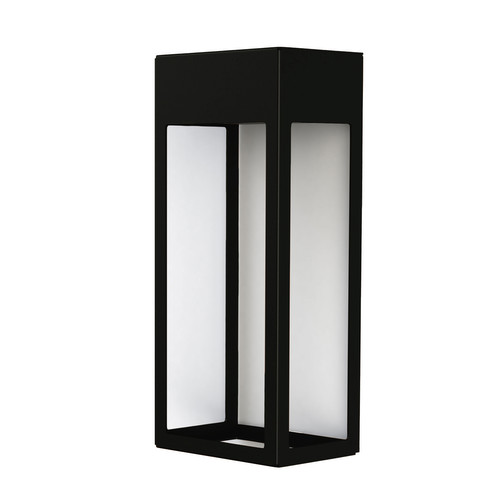 Hogar No1 Outdoor Garden Lantern Wall Light 2x9W Black Grey Aluminium