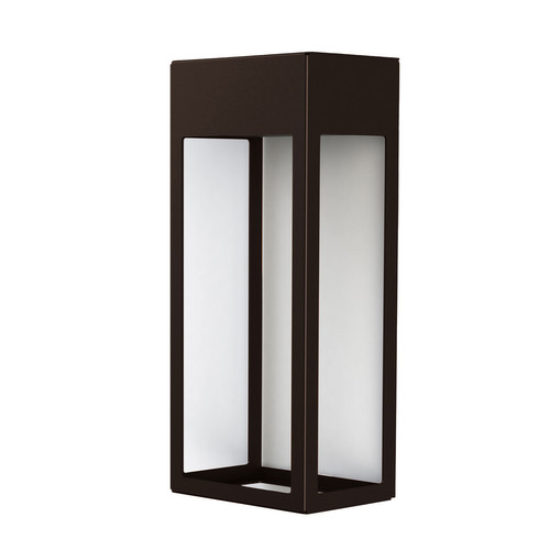 Hogar No1 Outdoor Garden Lantern Wall Light 2x9W Old Rustic Aluminium