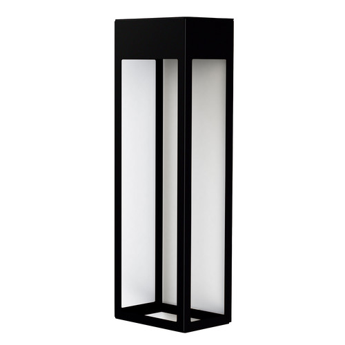 Hogar No2 Outdoor Garden Lantern Wall Light 2x9W Dark Black Aluminium