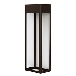 Hogar No2 Outdoor Garden Lantern Wall Light 2x9W Old Rustic Aluminium