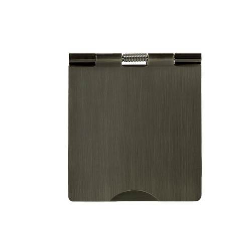 Horizon Square Floor Socket 1 gang 13 amp Jordan Bronze