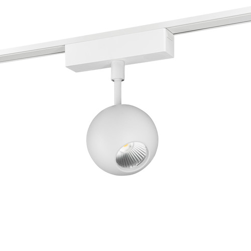 Laser Ultra Slim Magnetic Track LED Adjustable Large Ball Spotlight 48V White 9.5W 3000K Warm White