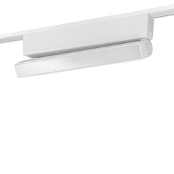 Laser Ultra Slim Magnetic Track Dimmable LED Diffuser Wall Washer Rotating Arm 48V White 10W 3000K Warm White