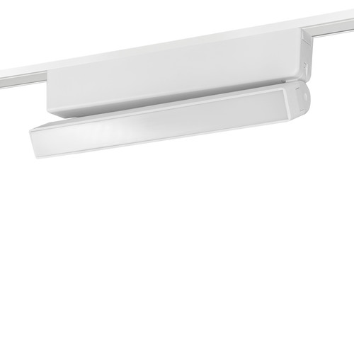 Laser Ultra Slim Magnetic Track Dimmable LED Diffuser Wall Washer Rotating Arm 48V White 10W 3000K Warm White