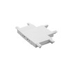 Laser Ultra Slim Magnetic Track 'T' Horizontal Corner Joint 48V White