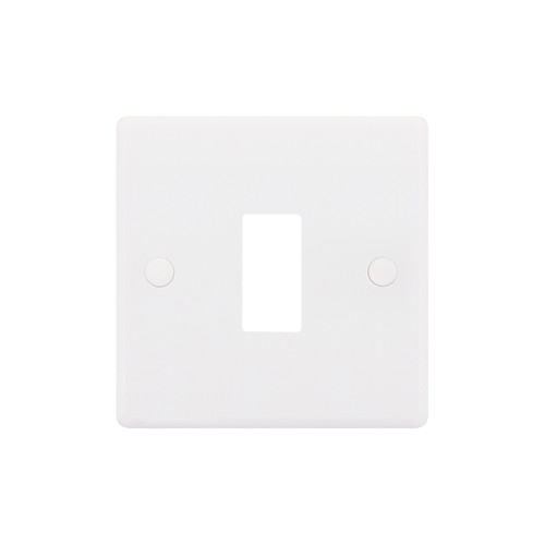 Switch Plate 1 Gang Switching Plate (Plate Only) White