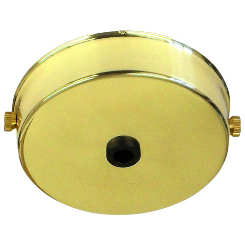 Dome Ceiling Rose Brass 85mm